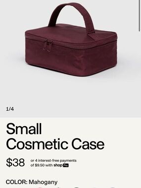*EUC* BAGGU SMALL COSMETIC CASE